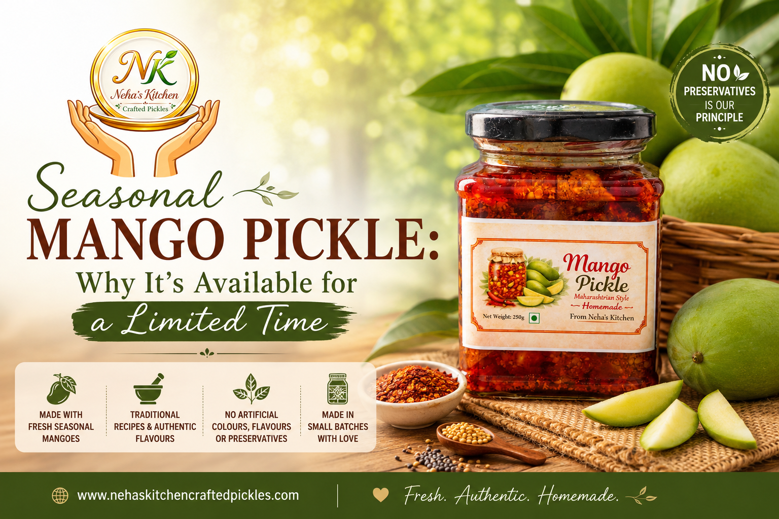 Seasonal Mango Pickle: Why It’s Available for a Limited Time