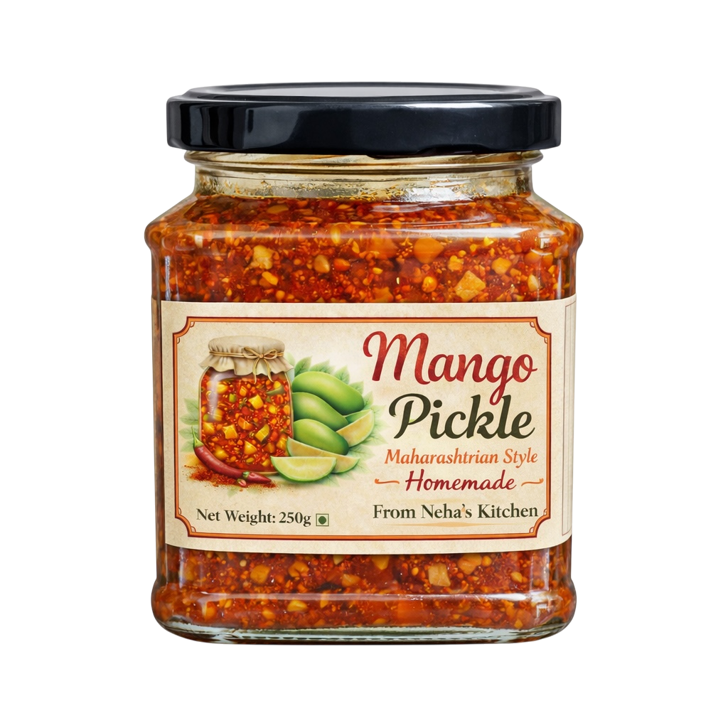 Mango Pickle - Maharashtrian Style